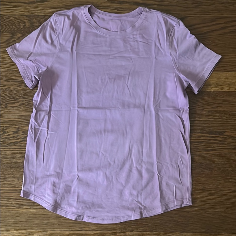 Lululemon Athletica Purple Fitted Short Sleeve T-Shirt